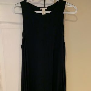 H&M basic navy blue dress